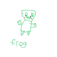 happy frog drawing by fnb4a in Artbitrator