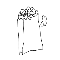 popcorn overflowing drawing by ugothenryd in Artbitrator