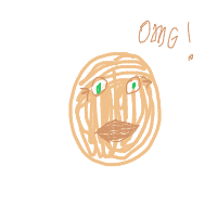 surprised face drawing by girlypop in Artbitrator