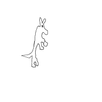 kangaroo boxing drawing by dr-love in Artbitrator