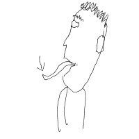 tip of tongue drawing by dr-love in Artbitrator