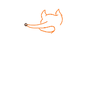 sneaky fox drawing by aidanrx03 in Artbitrator