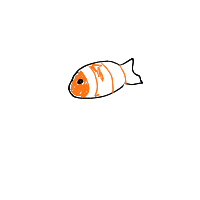 clownfish drawing by aidanrx03 in Artbitrator