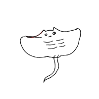 stingray drawing by aidanrx03 in Artbitrator