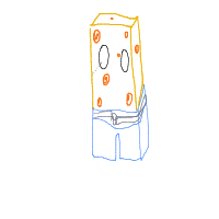 spongebob drawing by tulip in Artbitrator