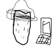 wizard tech support drawing by viconw in Artbitrator