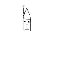 house with chimney drawing by killswitch in Artbitrator
