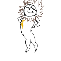 proud lion drawing by spaghetti in Artbitrator