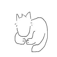 sleeping cat drawing by marrylyn in Artbitrator