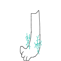 cold feet drawing by marrylyn in Artbitrator