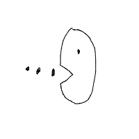 pac-man drawing by roxi in Artbitrator