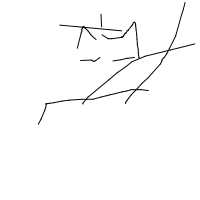 sleeping cat drawing by luckyforty4 in Artbitrator