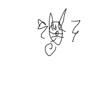 sleeping cat drawing by emerclause in Artbitrator