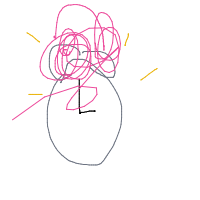 alarm clock ringing drawing by hadya in Artbitrator