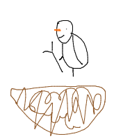 bird building nest drawing by hadya in Artbitrator