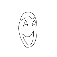 laughing drawing by mrizkyd in Artbitrator