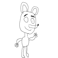 mickey mouse drawing by olafs6000 in Artbitrator