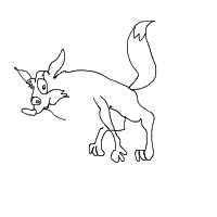 sneaky fox drawing by ovvu in Artbitrator