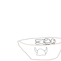 viking funeral drawing by leoibl in Artbitrator