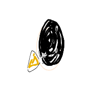 moon eating cheese drawing by karolina in Artbitrator