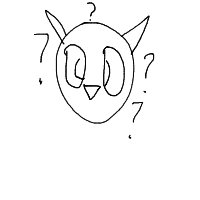 confused owl drawing by ruf1kov in Artbitrator