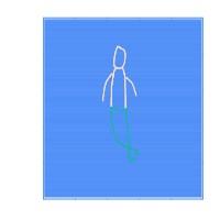 mermaid at aquarium drawing by fucking_lossers in Artbitrator