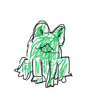happy frog drawing by lulupug in Artbitrator