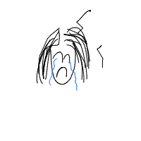sad face drawing by loki in Artbitrator