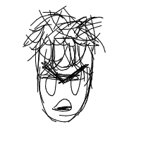 angry face drawing by loki in Artbitrator
