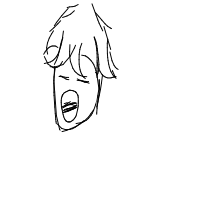 yawning drawing by loki in Artbitrator