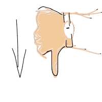 thumbs down drawing by loki in Artbitrator