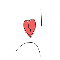 broken heart drawing by loki in Artbitrator