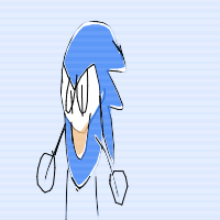 sonic drawing by loki in Artbitrator