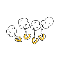 popcorn popping drawing by matty in Artbitrator