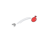 throwing water balloon drawing by matty in Artbitrator