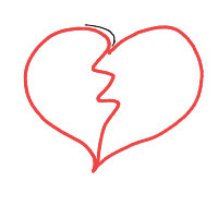 broken heart drawing by matty in Artbitrator