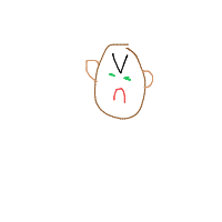 angry face drawing by kristinloveslex in Artbitrator