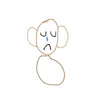 crying drawing by kristinloveslex in Artbitrator