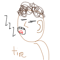yawning drawing by kristinloveslex in Artbitrator