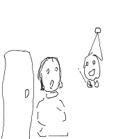 surprise party drawing by polkapinkiss in Artbitrator