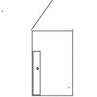 house with chimney drawing by iidkmanidrawabit in Artbitrator