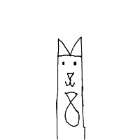 cat with tie drawing by iidkmanidrawabit in Artbitrator