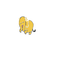 sleepy dog drawing by srush in Artbitrator