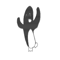 excited penguin drawing by srush in Artbitrator