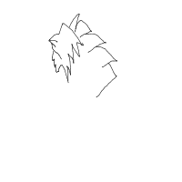 proud lion drawing by srush in Artbitrator