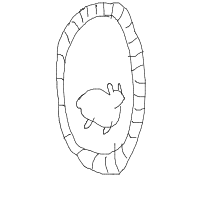 hamster on wheel drawing by srush in Artbitrator