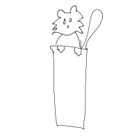 raccoon trash panda drawing by srush in Artbitrator