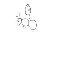 ant carrying giant crumb drawing by srush in Artbitrator