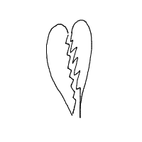 broken heart drawing by srush in Artbitrator