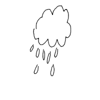 rain cloud drawing by srush in Artbitrator
